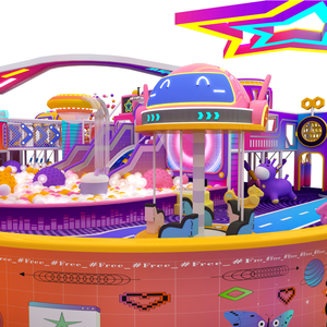 Centro comercial TongRui, Castillo travieso y <span class=keywords><strong>tren</strong></span> para niños, parque temático de atracciones, equipo de patio interior para uso comercial - Product Image 5