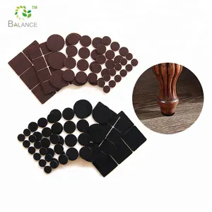 Hot Sell Strong Sticky Furniture Protector Pads Adhesive Round Felt Pad Protection For Furniture Feet