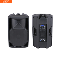Système de sonorisation actif pour DJ ART-715A, enceinte active en plastique de 15 pouces avec module DSP, système audio extérieur actif pour les performances sur scène