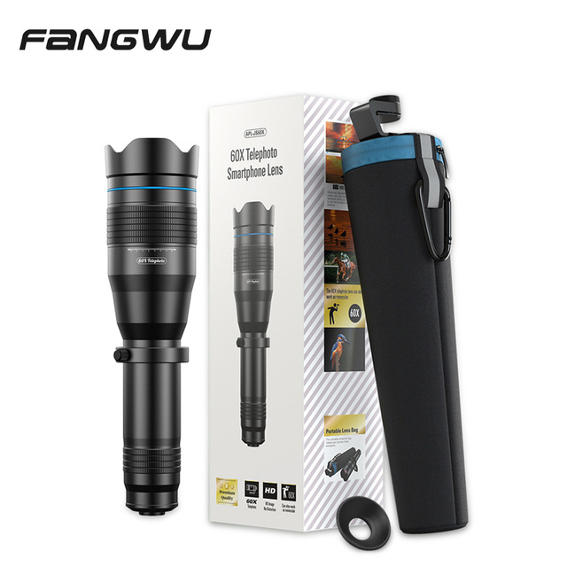 Good Quality 60X Super Monocular Telescope Zoom Camera Telephoto Cell Phone Len