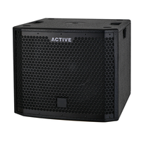 Caisson de basses actif MX-18SA de 1400 watts, haut-parleur de basses actif de 18 pouces pour système de sonorisation PA, son professionnel pour DJ