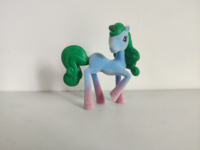 Linda Figura de Caballo Pony Arcoíris de PVC, Juguete Coleccionable de Unicornio Colorido, Regalo para Niños, Diseño Personalizado