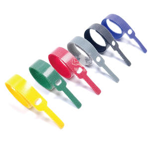 Fascette per cavi in Velcroes regolabili in Velcroes gestione del filo resistente con gancio e anello in Nylon cravatte in Velcroes personalizzate - Product Image 4