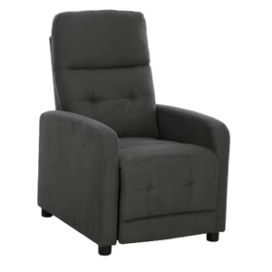 SX-81306B hiện đại một chỗ ngồi linen vải ngồi có thể ngả sofa đẩy trở lại với các tính năng mở rộng và khung kim loại cho phòng khách - Product Image 2