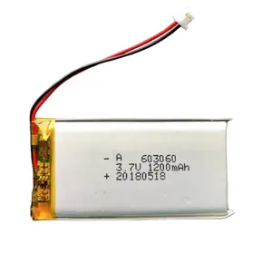 Lipo — batterie longue durée de vie, 603060 v, 3.7 mah, 1200