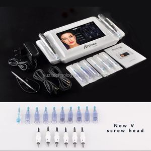 Dermografo numérique classique à perles blanches, <span class=keywords><strong>Machine</strong></span> de fabrication de maquillage Semi-permanente, tatouage, livraison gratuite, 1g2 - Product Image 5