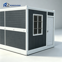 Maison conteneur pliable multi-usages pour restaurant, poste de garde, cabine, bureau à domicile, bar à domicile