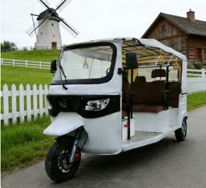 Vente flash : Tricycle à 6 places, rickshaw, tuk-tuk avec <span class=keywords><strong>ceinture</strong></span> <span class=keywords><strong>de</strong></span> <span class=keywords><strong>sécurité</strong></span> et volant, véhicule pour usage <span class=keywords><strong>de</strong></span> <span class=keywords><strong>taxi</strong></span> - Product Image 3