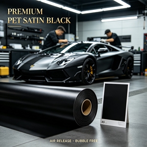 <span class=keywords><strong>Film</strong></span> de protection de carrosserie automobile en vinyle satiné noir PET de qualité supérieure, sans décoloration, longue durée de vie, <span class=keywords><strong>film</strong></span> de protection automobile 3M - Product Image 2