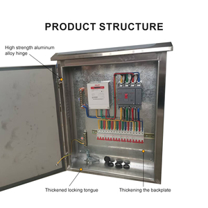 उच्च गुणवत्ता ip65 201 स्टेनलेस स्टील धातु कैबिनेट जलरोधक विद्युत मीटर बाबंद बॉक्स आउटडोर वितरण - Product Image 3