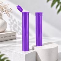 Tubes en plastique PP résistant aux enfants, imprimés en sérigraphie personnalisée multicolores, avec bouchon à clapet ouvrable, 96 mm/109 mm/114 mm/116 mm, pré-emboutis