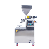 Nouvelle machine électrique commerciale en acier inoxydable pour la décoration de crêpes, haute productivité, remplissage et étalage automatiques de crème