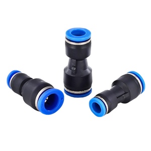 Conector de Tubo Reductor de Tamaño de un Toque HOFUJNG, Conexiones Neumáticas de Empuje PG, Directo de Fábrica, Rojo, Nuevo - Product Image 2