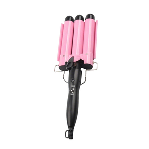 Nuevo Rizador de <span class=keywords><strong>Pelo</strong></span> Profesional con Calentamiento Instantáneo PTC de 3 Barriles, Apto para Todo Tipo de Cabello - Product Image 1