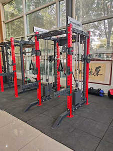 ASJ Fitness commerciale casa palestra attrezzatura D001 multi funzione smith machine trainer funzionale - Product Image 2