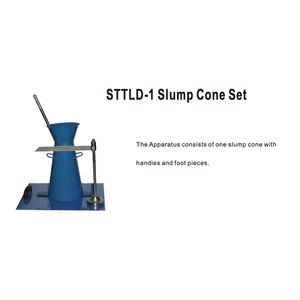 ערכת קונוס שקיעה STTLD-1 לבדיקת שקיפות בטון, מכשיר לבדיקת יכולת עבודה של בטון טרי - Product Image 2