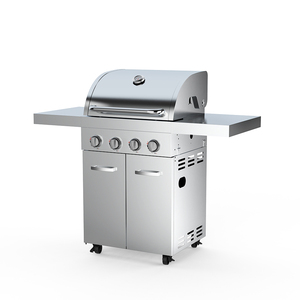 <span class=keywords><strong>Barbecue</strong></span> à gaz extérieur portable en acier et métal four de camping <span class=keywords><strong>propane</strong></span> <span class=keywords><strong>butane</strong></span> rôtissoire avec chariot pour barbecues de plage de sable - Product Image 2