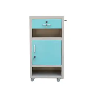 Cheap Price Hospital Furniture Plastic ABS Table Storage Medical Cabinet Bedside Locker for sale