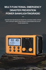 Đài FM/DAB Vofull độ nhạy cao, thời gian phát nhạc 10 giờ, chống nước, sử dụng năng lượng mặt trời, tích hợp Bluetooth - Product Image 3