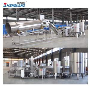 เครื่องทำมันฝรั่งทอด ข้าวโพด ผลไม้ และผัก ยี่ห้อ New Shengkang รุ่น 100 กก./ชม. แบบอัตโนมัติเต็มรูปแบบ ประสิทธิภาพสูง ผลิตจากสแตนเลส ควบคุมด้วยระบบ PLC - Product Image 3