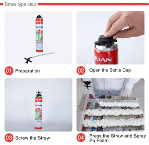 <span class=keywords><strong>Mousse</strong></span> de polyuréthane pulvérisable flexible à cellules fermées expansibles pour la construction et le travail du bois <span class=keywords><strong>Isolation</strong></span> de montage - Product Image 6