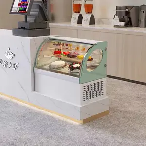 Cupcake exibição refrigerador, balcão de refrigeração, exibição superior de bolo, sanduíche, refrigerador