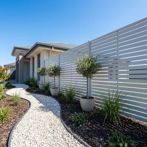 8Ft Tall Aluminum Garden Horizontal <strong>Fence</strong> Cover Privacy Screen Estate Gates Ideal Yard <strong>Ideas</strong> in Outdoor Scenes Aluminum <strong>Fence</strong> - Product Image 1