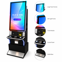Bornes d'arcade OEM 43 pouces à écran tactile avec accepteur de billets, boutons et distributeur de tickets