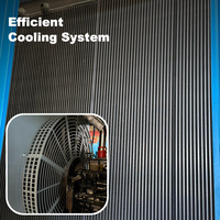 Compresseur d'air portable à vis diesel à deux étages 1200 CFM avec moteur Yuchai 35m/min 18/25 bars pour applications minières et de forage intensives