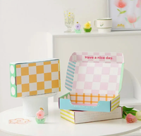 Boîtes à gâteaux en papier de qualité supérieure, design tendance, plateaux de service pour donuts personnalisés, boîtes à desserts avec séparateur