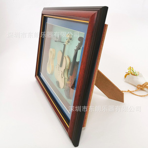Cadre photo détachable créatif pour <span class=keywords><strong>instrument</strong></span> de musique, artisanat en résine, décorations d'intérieur, figurines, fabriqué en Chine - Product Image 5