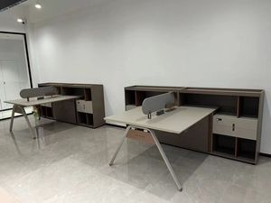 Mobilier de bureau modulaire et durable, bureaux en bois pour <span class=keywords><strong>4</strong></span>/6 personnes, pour l'espace de travail des employés - Product Image 4