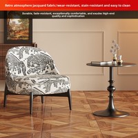Fauteuil individuel de style français vintage moderne du milieu du siècle, pour salon, chambre, maison d'hôtes, bureau, ensemble de loisirs en métal