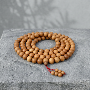 Perles de yoga/mala en bois de santal de Mysore original/perles de méditation en bois de santal mala - Product Image 1