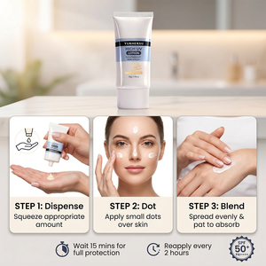 Protector <span class=keywords><strong>Solar</strong></span> de Amplio Espectro al por Mayor, Loción Impermeable de Textura Ligera, Protección UV Diaria, <span class=keywords><strong>Crema</strong></span> Protectora <span class=keywords><strong>Solar</strong></span> <span class=keywords><strong>Facial</strong></span> y Corporal para la Piel - Product Image 6