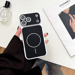 Nouvelle coque simple en acrylique pour iPhone 17 PM, compatible avec iPhone 16 Pro Max, coque de protection magnétique anti-chute - Product Image 5