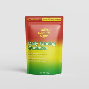 Gommes bronzantes pour adultes, femmes et hommes, avec astaxanthine, lycopène et bêta-carotène pour soutenir la santé de la peau - Product Image 1