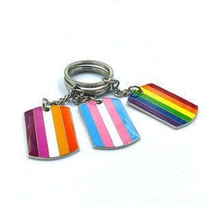 Valafo พวงกุญแจโลหะเคลือบน่ารักพวงกุญแจเกย์ LGBT ของขวัญดีไซน์ตามสั่ง - Product Image 3