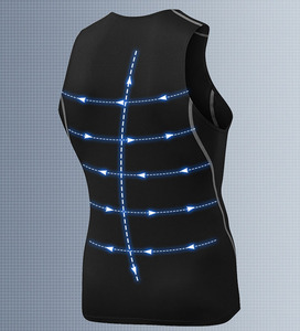 Gym Workout Débardeurs à séchage rapide Muscle Bodybuilding <span class=keywords><strong>T</strong></span>-shirts <span class=keywords><strong>sans</strong></span> manches - Product Image 4