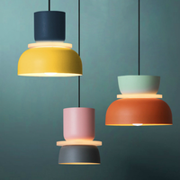 Lustres suspendus LED ronds modernes de style nordique pour salon, chambre, restaurant, cuisine, chevet et îlot