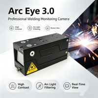 Kamera Pemantau Kolam Cairan Baru Arc Eye 3.0 untuk Pengelasan TIG/MIG/Laser, Kecepatan Frame Tinggi 30FPS, Robot Pengelasan