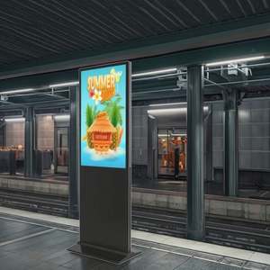 43-Inch Indoor New Vertical LCD Advertising Display Stand <strong>with</strong> SDK <strong>Function</strong> for Retail Store and Subway Digital Signage <strong>Monitor</strong> - Product Image 1