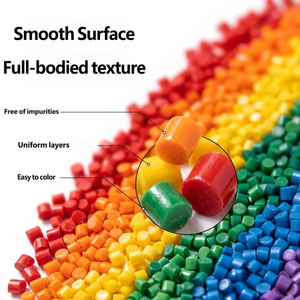 Customized <b>Plastic</b> Color <b>Masterbatch</b> PLA PETG ABS 3D Printing Material Black Blue Red Green Orange Yellow Pink Color - Product Image 2