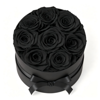 7 Stück Konservierte Rosen in einer Box 0,55 kg Konservierte Blumen für Geburtstagsgeschenke zum Muttertag