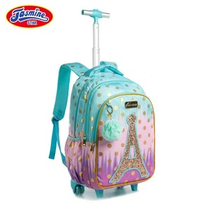 Juego de Mochila Escolar de 18 Pulgadas, Mochila de Tres Piezas para Estudiantes, Maleta con Ruedas, Equipaje con Ruedas, Mochila Transpirable con Ruedas para Reducir la Carga - Product Image 4