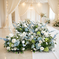 O-FB325 Centre de table pour mariage, Boule de fleurs, Arche florale 5D avec support, Décoration pour événements et fêtes, Chemin de table fleuri