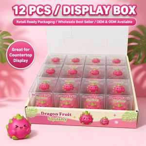 Juguete Sensorial Antiestrés de TPR con Forma de Fruta del Dragón, Regalo para Adolescentes y Adultos, Recuerdos para Fiestas - Product Image 4