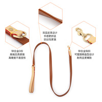 Colliers et laisses pour chiens et chats en cuir de luxe avec logo personnalisé, accessoires de créateur, vente en gros