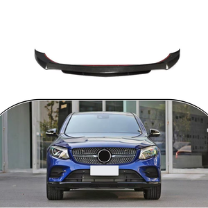Divisor de Labios Delantero de Fibra de Carbono GLC43 <span class=keywords><strong>AMG</strong></span> para <span class=keywords><strong>Mercedes</strong></span> Benz GLC250 300 <span class=keywords><strong>350</strong></span> Sport Utility 2015 - 2019 - Product Image 1