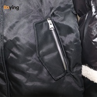 Boying automne hiver classique coupe ajustée doudoune manteau pour femmes mode chaud et résistant au froid Patchwork Design
